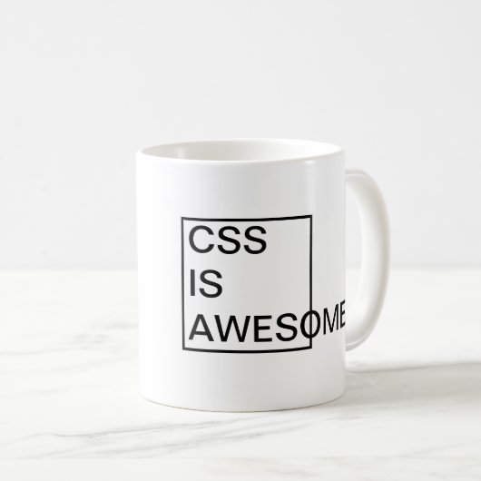 Billiges CSS - PHANTASTISCHE TASSE (VorderseiteRechts)