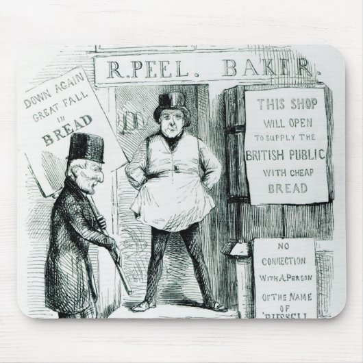 Billiges das Brot-Geschäft der Schale Mousepad (Vorne)