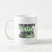 Billiges Excel und Tabellenkalkulationssystem Kaffeetasse (Links)