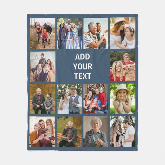 Billiges Foto Blanket Collage Fleecedecke (Vorderseite)