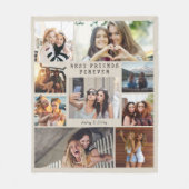 Billiges Foto Blanket Collage Moderne BESTE FREUND Fleecedecke (Vorderseite)
