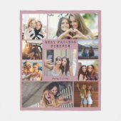 Billiges Foto Blanket Collage Moderne BESTE FREUND Fleecedecke (Vorderseite)