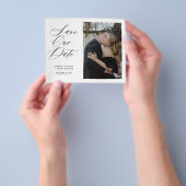 Billiges Foto, elegante Hochzeit Save the Date Flyer (Gruppe)