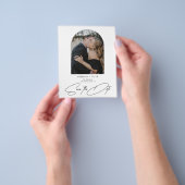 Billiges Foto, elegante Hochzeit Save the Date Flyer (Gruppe)