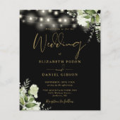 Billiges Foto mit schwarzem und goldenem Flor Einl (Vorderseite)