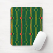Billiges Grünbuch Zigzag Lines Mousepad (Mit Mouse)