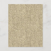 Billiges Sage Green Gold Glitzer Gozo Quinceanera Flyer (Hinten)