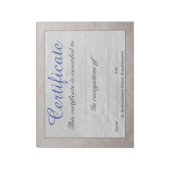 Billiges Schulzeugnis Notizblock (Rotiert)