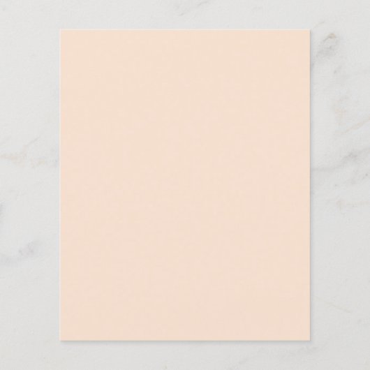 Billiges, virtuelles Brautparty mit floraler Darst Flyer (Hinten)