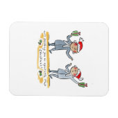 Billiges Weihnachten Magnet (Horizontal)