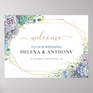 Billigflaggen-Begrüßungszeichen Poster