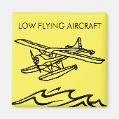 Billigflugzeug | Funny Alaska Kreuzfahrttüre Magnet (Vorne)