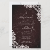 Billigster Spitzeneffekt Klassische Initiale Hochz (Rückseite)