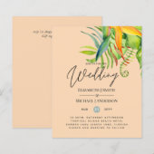 Billigstes tropisches Blätter Hochzeit Luau Empfan (Vorne/Hinten)