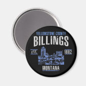 Billings Magnet (Vorderseite/Rückseite)