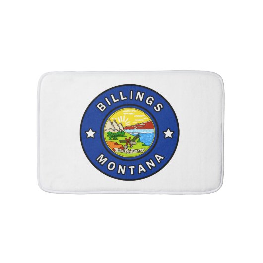 Billings Montana Badematte (Vorderseite)