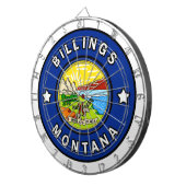 Billings Montana Dartscheibe (Vorderseite rechts)