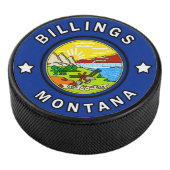 Billings Montana Eishockey Puck (3/4)