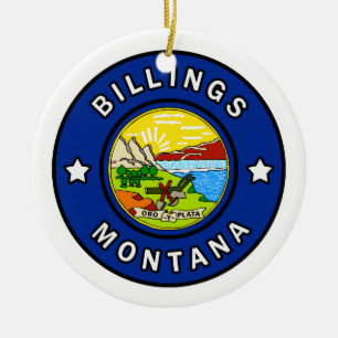 Billings Montana Keramikornament