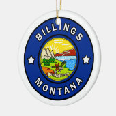 Billings Montana Keramikornament (Links)