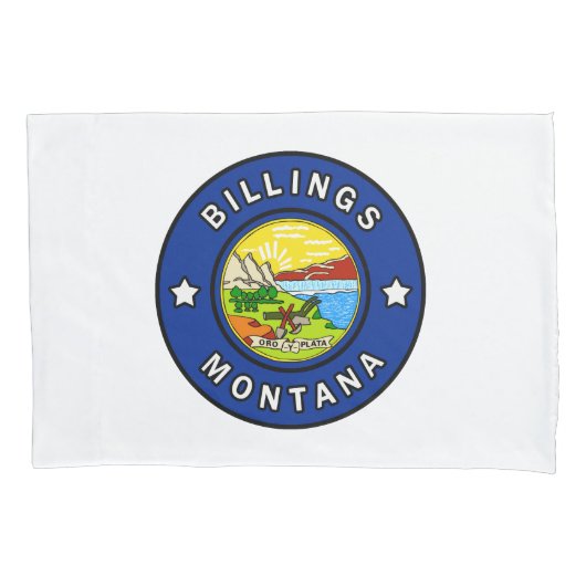 Billings Montana Kissenbezug (Vorderseite)