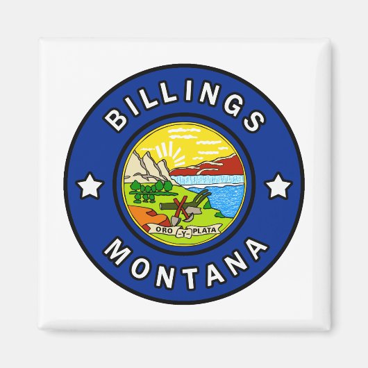 Billings Montana Magnet (Vorne)
