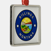 Billings Montana Ornament Aus Metall (Rechts)