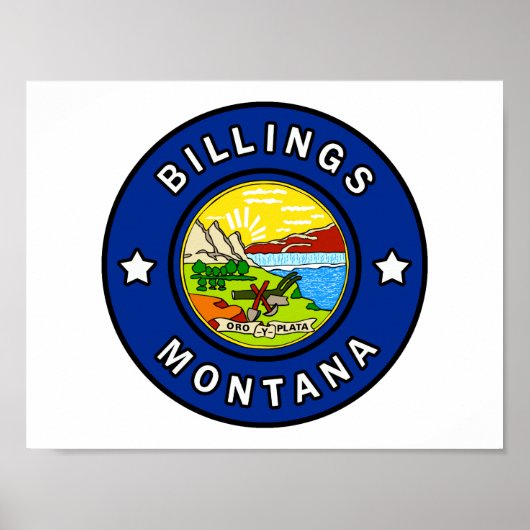 Billings Montana Poster (Vorne)