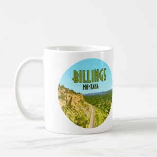 Billings Montana Rim Rocks Vintag Kaffeetasse
