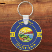 Billings Montana Schlüsselanhänger (Vorderseite)