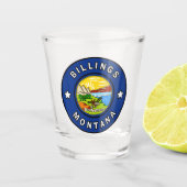 Billings Montana Schnapsglas (Vorderseite)