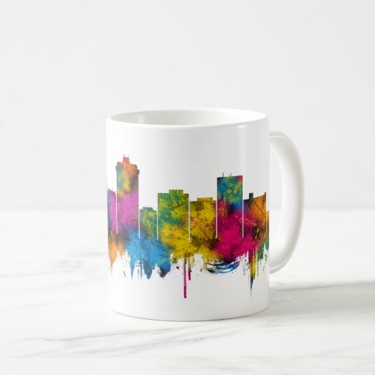 Billings Montana Skyline Kaffeetasse (VorderseiteRechts)