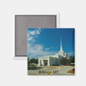 Billings MT LDS Temple Magnet (Vorderseite/Rückseite)
