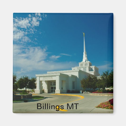 Billings MT LDS Temple Magnet (Vorne)