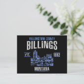 Billings Postkarte (Stehend Vorderseite)