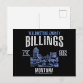 Billings Postkarte (Vorne/Hinten)