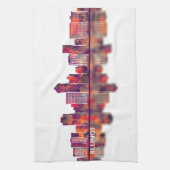 Billings Skyline Geschirrtuch (Vertikal)