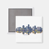 Billings Skyline Magnet (Vorderseite/Rückseite)