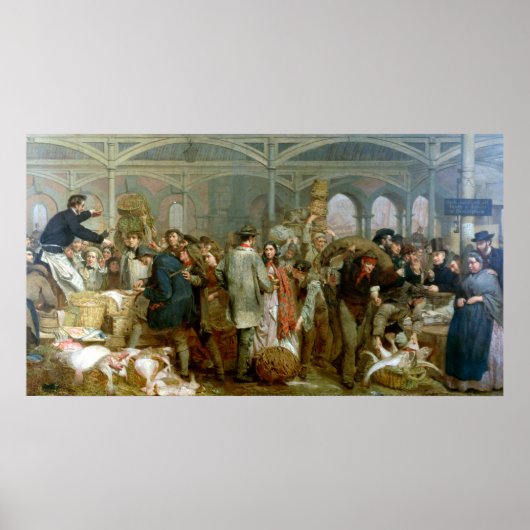 Billingsgate Fish Market Poster (Vorne)