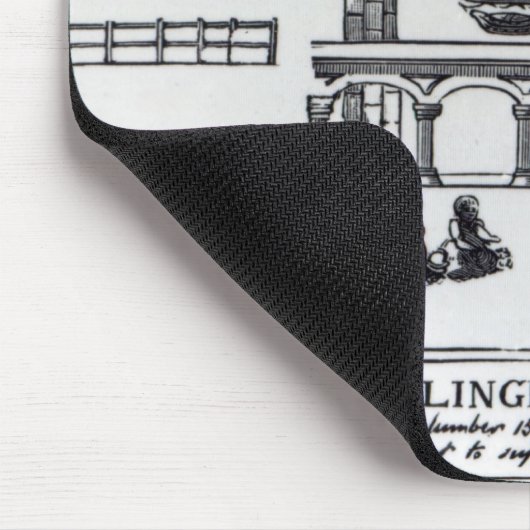 Billingsgate-Markt Mousepad (Ecke)