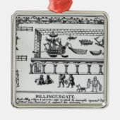 Billingsgate-Markt Ornament Aus Metall (Vorne)