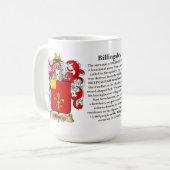 Billingsley, der Ursprung, die Bedeutung und das Kaffeetasse (Vorderseite Links)