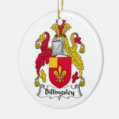 Billingsley Familienwappen Keramikornament (Links)