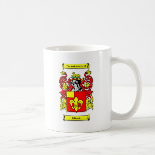 Billingsley Wappen Kaffeetasse (Rechts)