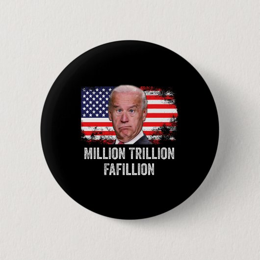 Billion Fafillion Verwirrte Biden Trump Debatten 2 Button (Vorderseite)
