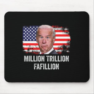 Billion Fafillion Verwirrte Biden Trump Debatten 2 Mousepad