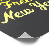 Billionaire , New Year, Hapness, Simple Joys Poster (Ecke)