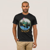 Billionaire Tech Mogul Alien Riding Hydrofolie T-Shirt (Vorne ganz)