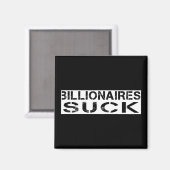 - Billionaires sind zum Kotzen Magnet (Vorderseite/Rückseite)
