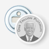 Billionen Dollar Platinmünze Flaschenöffner (Vorderseite)